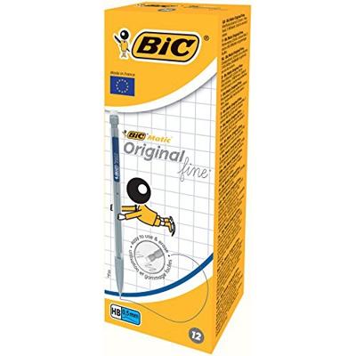 12x Bic Matic drukpotlood HB fijn 0,5 mm