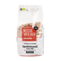 De Halm Muesli spelt extra rijk (bio) 575 gram