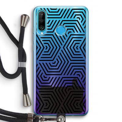 Magic pattern: Huawei P30 Lite Transparant Hoesje met koord