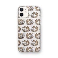 Slapende poes: iPhone 12 mini Transparant Hoesje