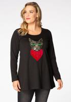 Yoek Tuniek Cat flare | Zwart | Maat 54/56