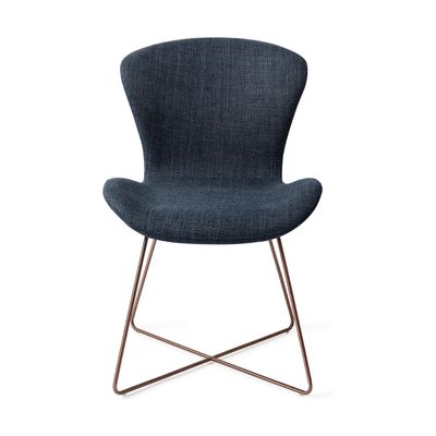 Jesper Home Moji eetkamerstoel Mystic Marine cross rose