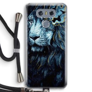 Darkness Lion: LG G6 Transparant Hoesje met koord