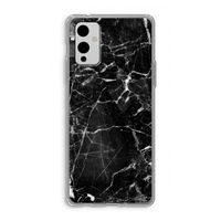 Zwart Marmer 2: OnePlus 9 Transparant Hoesje