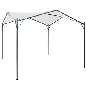 VidaXL Prieel 180 g/m² 3x3x2,6 m wit