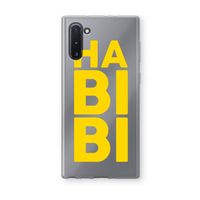 Habibi Majorelle : Samsung Galaxy Note 10 Transparant Hoesje