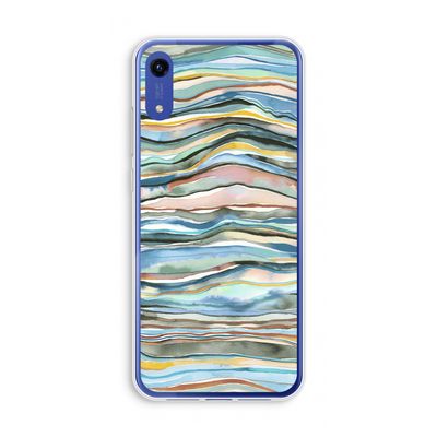 Watercolor Agate: Honor Play 8A Transparant Hoesje