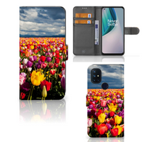 OnePlus Nord N10 Hoesje Tulpen - thumbnail