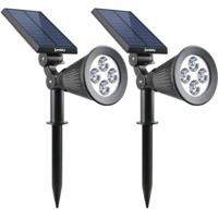 Schijnwerper op zonne-energie Lumisky 3760119732779 Aanpasbaar 2 in 1 (2 Stuks) - thumbnail