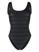 Balmain maillot de bain à logo imprimé - Noir - thumbnail