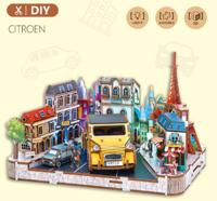 PlayfulMario Citroen France met verlichting Houten Modelbouw Creatief & Educatief