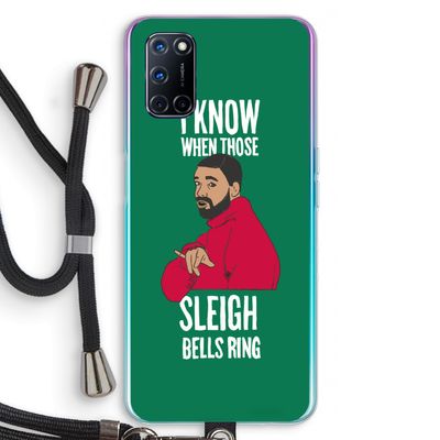 Sleigh Bells Ring: Oppo A52 Transparant Hoesje met koord