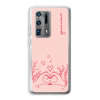 Love is in the air: Huawei P40 Pro Plus Transparant Hoesje