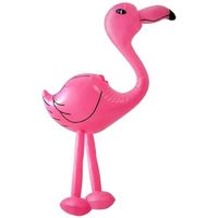 Opblaasbare dieren flamingo 60 cm   - - thumbnail