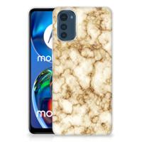 Motorola Moto E32/E32s | TPU | Siliconen hoesje | Marmer Goud