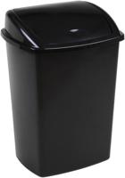 Vuilbak met swing deksel 4,45 l, zwart