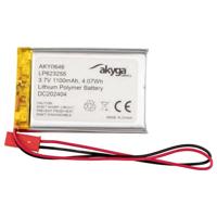 Akyga LP623255 Accupack Batterijgrootte: Speciaal LiPo 3.7 V 1100 mAh