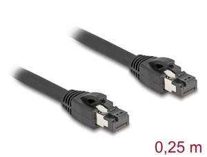 DeLOCK 80231 netwerkkabel Zwart 0,25 m Cat8.1 S/FTP (S-STP)