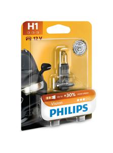 Philips Vision Type lamp: H1, verpakking van 1, koplamp voor auto
