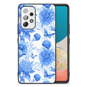 Bloemen Hoesje voor Samsung Galaxy A53 Flowers Blue