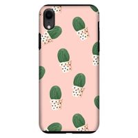 Cactusprint roze: iPhone XR Tough Case