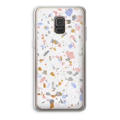 Terrazzo N°8: Samsung Galaxy A8 (2018) Transparant Hoesje