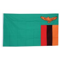 Zambia grote Vlag 90 x 150cm