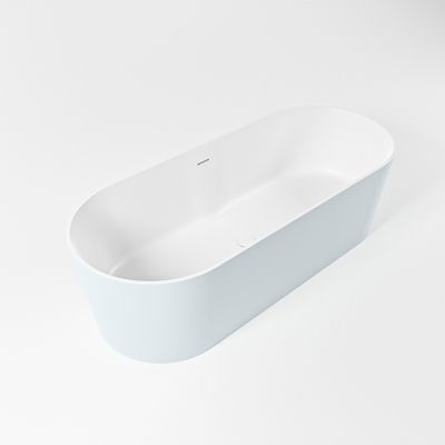 Vrijstaand bad Mondiaz Noble | 180x75 cm | Solid surface | Ovaal | Clay - Talc