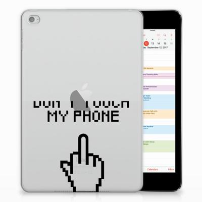 Apple iPad Mini 4 | Mini 5 (2019) Print Case Finger Don't Touch My Phone Apple iPad Mini 4 | Mini 5 (2019) Print Case Finger Don't Touch My Phone