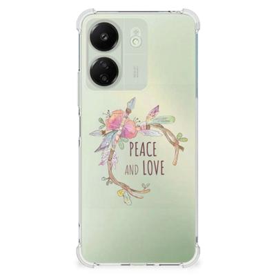 Xiaomi Redmi 13C 4G Stevig | Bumper Hoesje | Boho Text Xiaomi Redmi 13C 4G Stevig | Bumper Hoesje | Boho Text