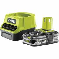 Charger and rechargeable battery set Ryobi RC18120-125 Litio Ion 2,5 Ah 18 V - thumbnail