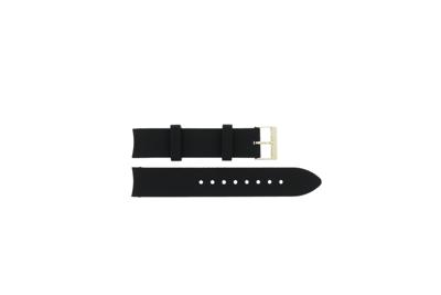 Horlogeband Guess W0023L6 / Time To Give Silicoon Zwart 18mm