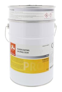 OAF PRO 2K Epoxy Vloercoating CD20 Donkergrijs (RAL 7011) 10 kg