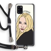 Mary Kate: Samsung Galaxy A31 Transparant Hoesje met koord