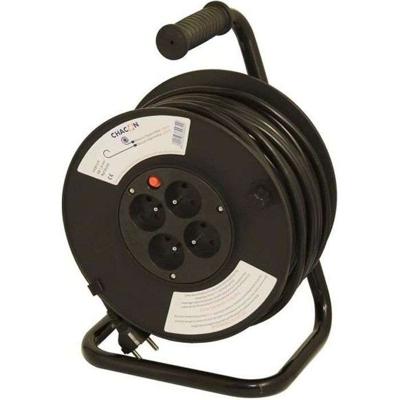 CHACON doe-het-zelf-spoel 40m 4 stopcontacten 16 A 3x1,5mm²