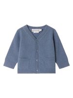 Bonpoint cardigan Tahiel à col v - Bleu