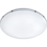 Ronde LED Plafondlamp Badkamer 18W IP44. Warm Wit 3000K. Chroom