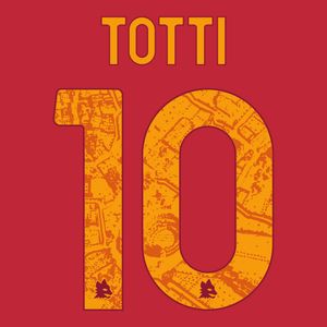 Totti 10 (Officiële AS Roma Bedrukking 2023-2024)