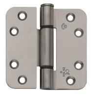 BSW glijlagerscharnier - 818 Allround - afgerond - 89x152x3 mm - RVS