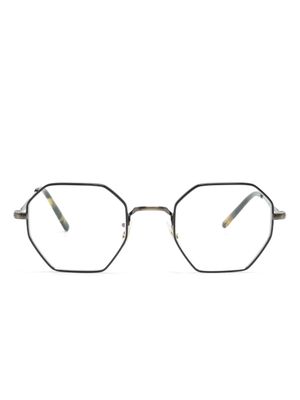 Oliver Peoples lunettes de vue Holender à monture géométrique - Noir