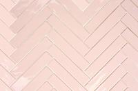 Wandtegel roze visgraat Sartoria Vernici 25x5cm baby pink glans gerectificeerd