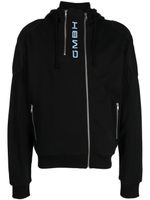 GmbH hoodie zippé à logo brodé - Noir