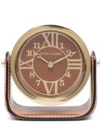 Ralph Lauren Home horloge Brennan en cuir - Marron