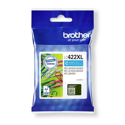 Brother Inktcartridge LC-422XLC Origineel Cyaan LC-422 XL C