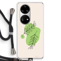 Beleaf in you: Huawei P50 Pro Transparant Hoesje met koord