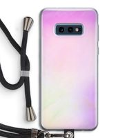 Flow mist pastel: Samsung Galaxy S10e Transparant Hoesje met koord
