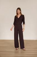 Lexie LONG bonded trousers - espresso - 94810