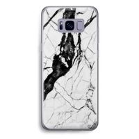 Witte marmer 2: Samsung Galaxy S8 Plus Transparant Hoesje
