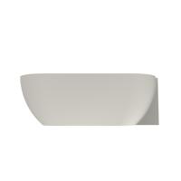 Arcqua Havana Halfvrijstaand Bad - 170x80cm - rechts - mat zand BAD552168
