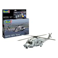 Revell modelbouwpakket - nh90 nfh "navy" 1:72 - incl. aqua color basiskleuren verf